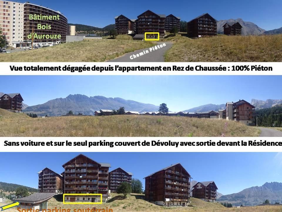 Apartamento 8-10 Personnes Superdevoluy Hautes Alpes Rez De Chaussee Vue Panoramique 3 Saint-Étienne-en-Dévoluy