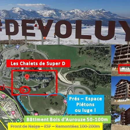 Appartement 8-10 Personnes Superdevoluy Hautes Alpes Rez De Chaussee Vue Panoramique 3 Chambres Le Devoluy Exterior photo